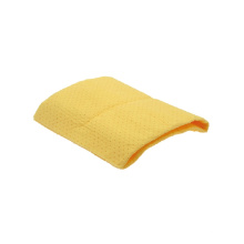 Yellow perforated non - woven fabric car wash cleaning towel